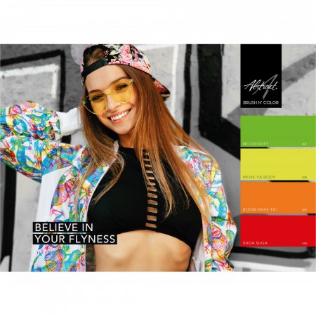 NOUVEAU Believe In Your Flyness -  Conquer Your Shyness Duo Collection - Abstract