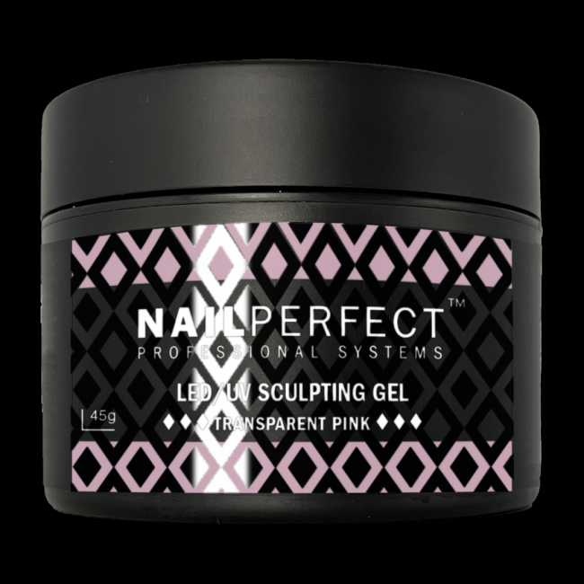Nail Perfect LED/UV Sculpting Gel Transparant Pink 14gr