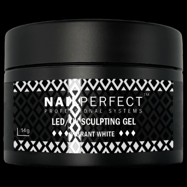 Nail Perfect LED/UV Sculpting Gel Vibrant White 14gr