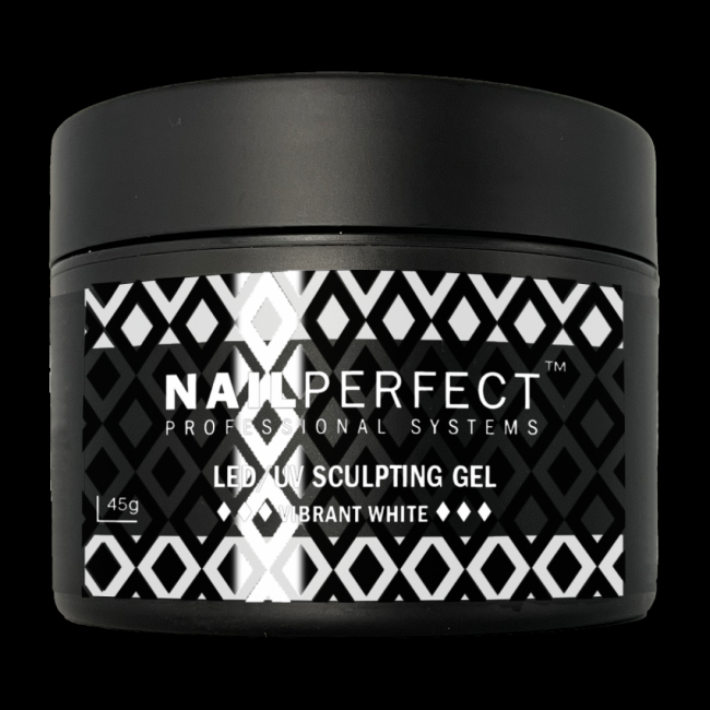 Nail Perfect LED/UV Sculpting Gel Vibrant White 45gr