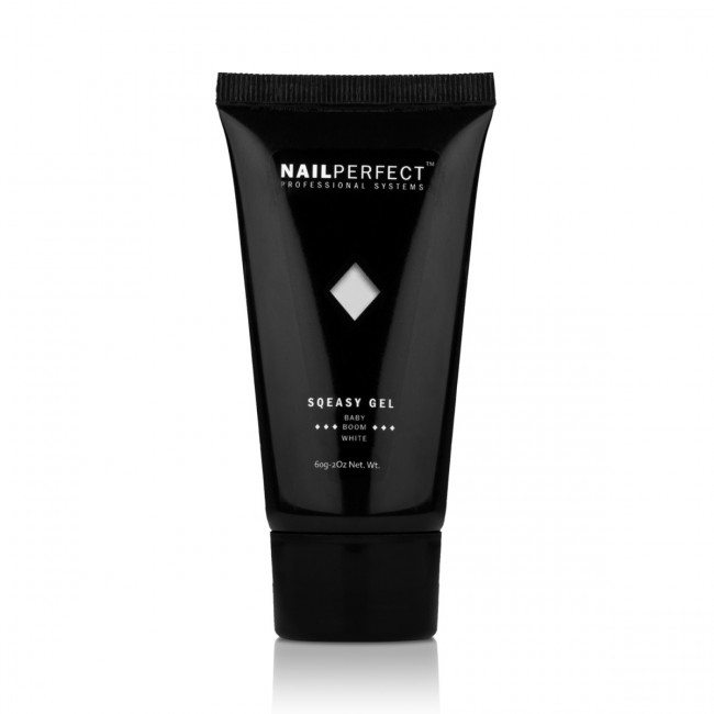 Nail Perfect Sqeasy Gel Babyboom White 60gr Nail Perfect Sqeasy Gel Babyboom White 60gr