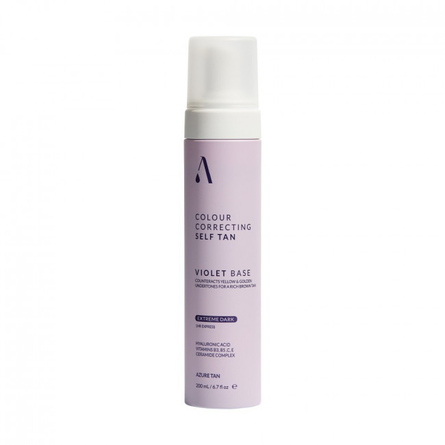 Azure Tan Self Tan Mousse Violet Base Extreme Dark 200 ml Azure Tan Self Tan Mousse Violet Base Extreme Dark 200 ml