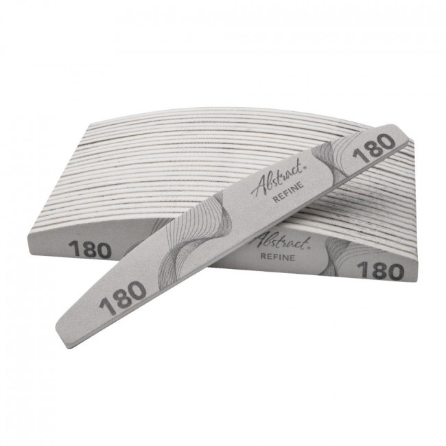 180/180 grit halfmoon vijl 'refine' 25st