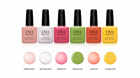 ACTION Shellac Gleam and Glow Collection + gratuit CND Spring Pouch