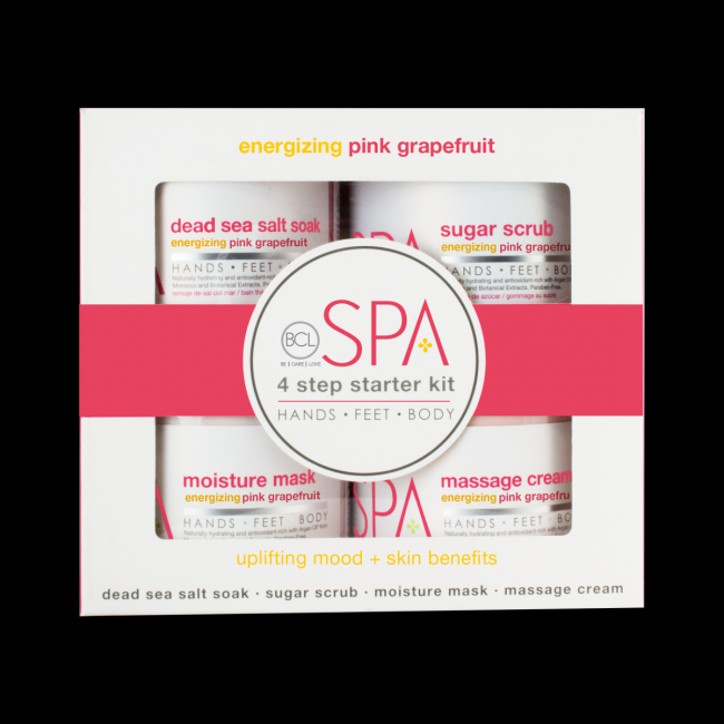 BCL Spa 4 Step Starter Kit: pink grapefruit