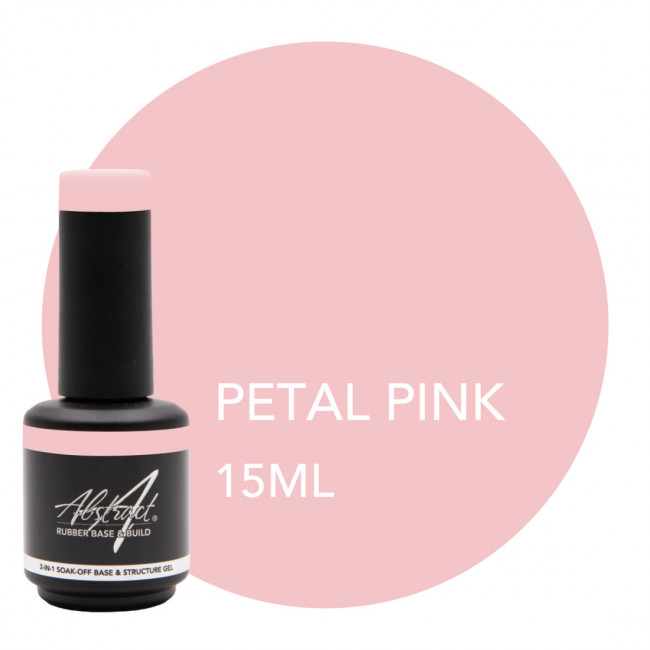 Petal Pink Rubber Base & Build Gel Abstract