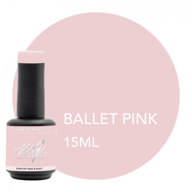 Ballet Pink Rubber Base & Build Gel Abstract