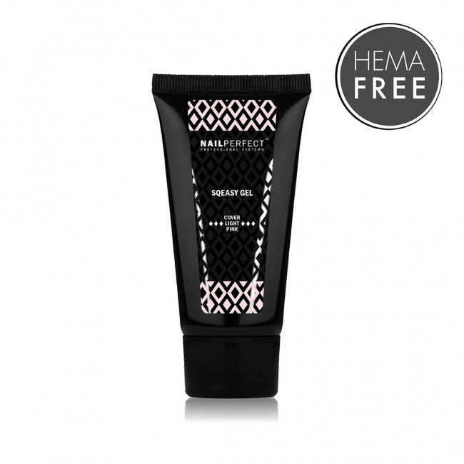 Nail Perfect Sqeasy Gel Cover Light Pink 60gr new formula Nail Perfect Sqeasy Gel Cover Light Pink 60gr new formula