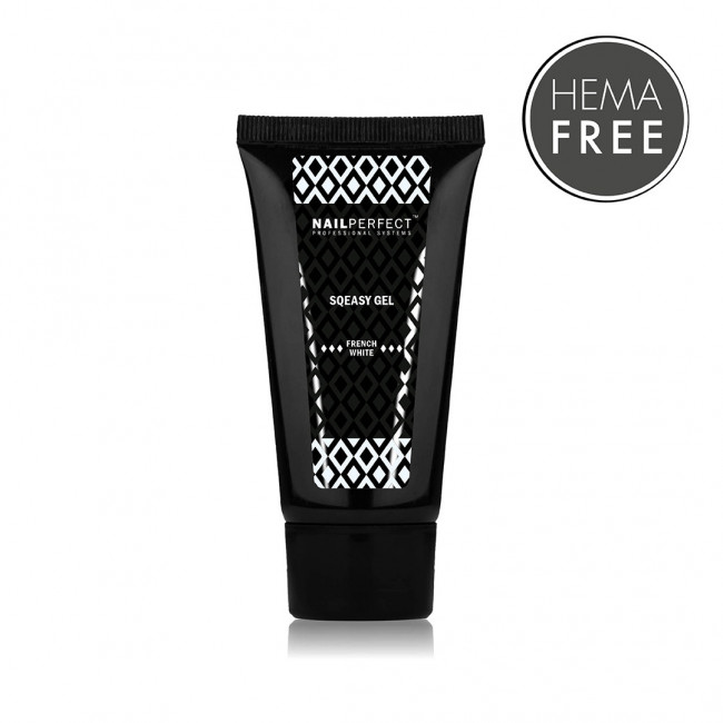 Nail Perfect Sqeasy Gel French White 60gr new formula Nail Perfect Sqeasy Gel French White 60gr new formula