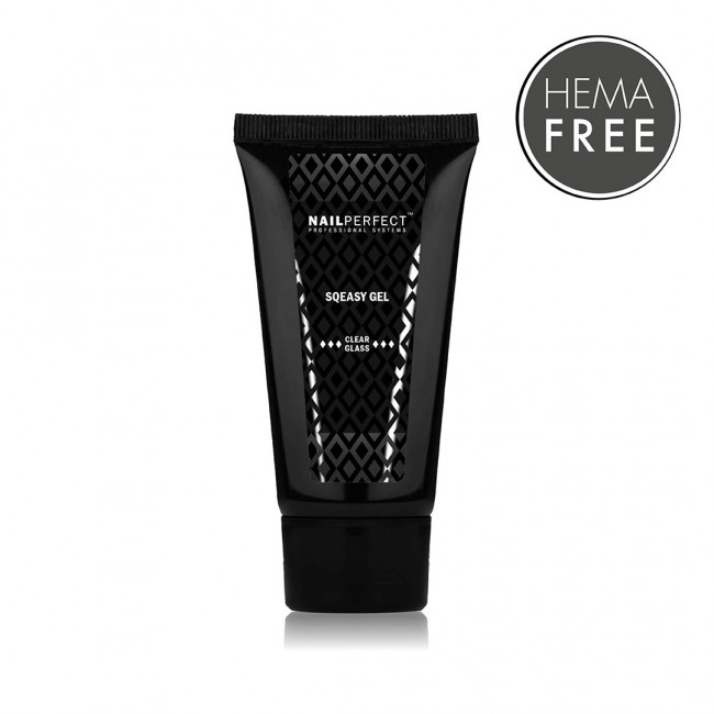 Nail Perfect Sqeasy Gel Clear Glass 60gr new formula Nail Perfect Sqeasy Gel Clear Glass 60gr new formula