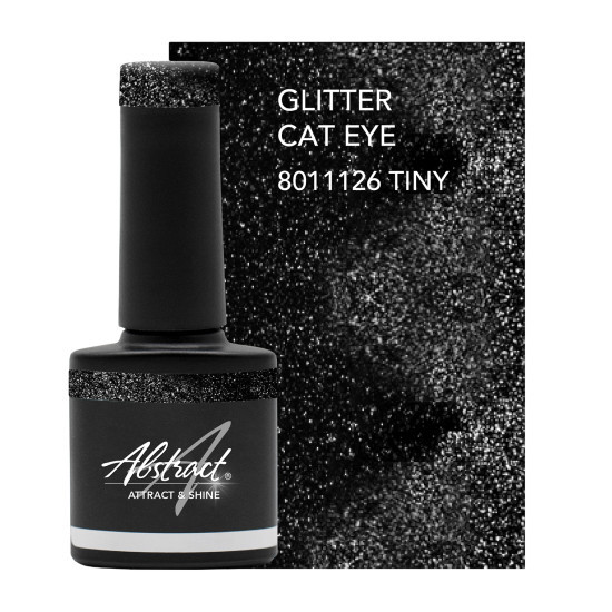 Glitter Attract & Shine cat eye top gel Abstract