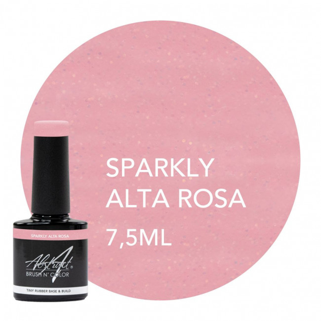 Rubber base & build SPARKLY ALTA ROSA 7.5 ml sparkly collection Rubber base & build SPARKLY ALTA ROSA 7.5 ml sparkly collection