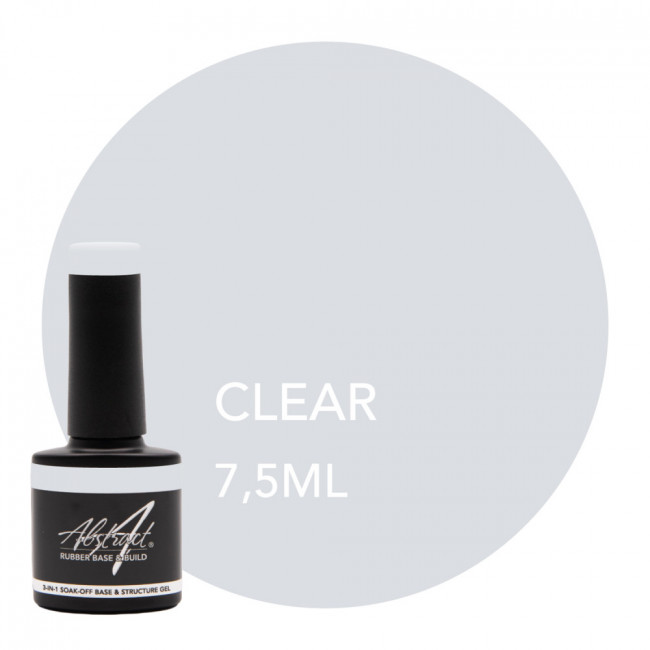 Clear TINY Rubber Base & Build Gel Abstract Clear TINY Rubber Base & Build Gel Abstract