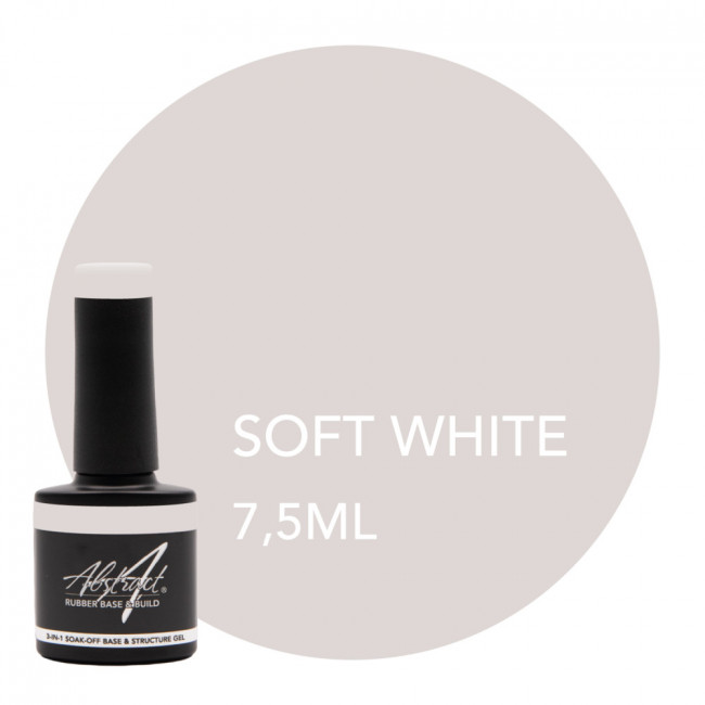 Soft White TINY Rubber Base & Build Gel Abstract Soft White TINY Rubber Base & Build Gel Abstract
