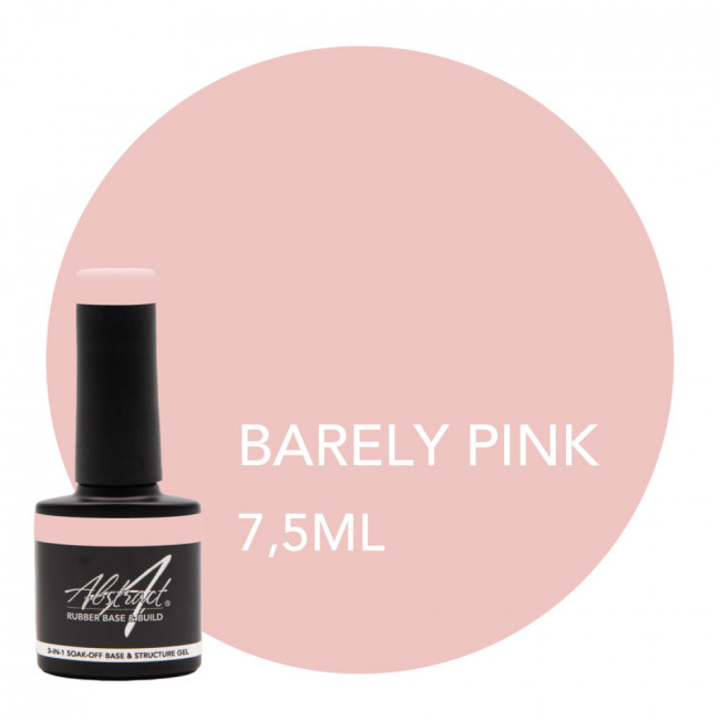 Barely Pink TINY Rubber Base & Build Gel Abstract