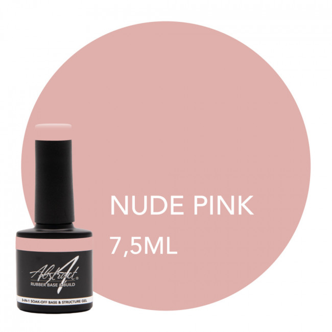 Nude Pink TINY Rubber Base & Build Gel Abstract