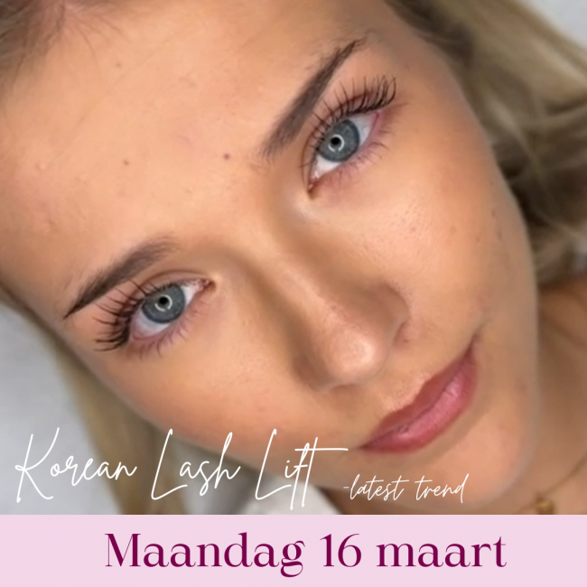 Korean Lash Lift SHE Cosmetics HARELBEKE Korean Lash Lift SHE Cosmetics HARELBEKE