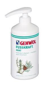 Gehwol Fusskraft Refreshing Cream (mint) met pomp 500 ml