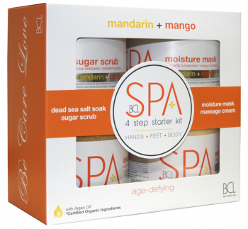 BCL Spa 4 Step Starter Kit: Mandarin + Mango