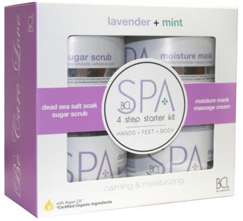 BCL Spa 4 Step Starter Kit: Lavender + Mint