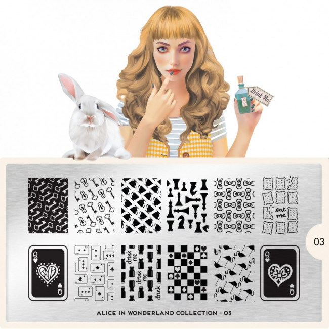 Alice 03 | MoYou London stempelplaat