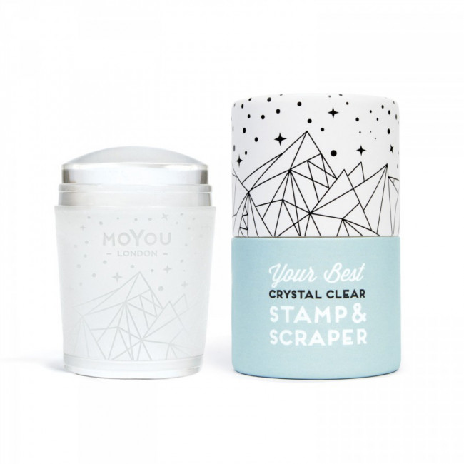 MoYou Crystal Clear timbre et grattoir MoYou Crystal Clear timbre et grattoir