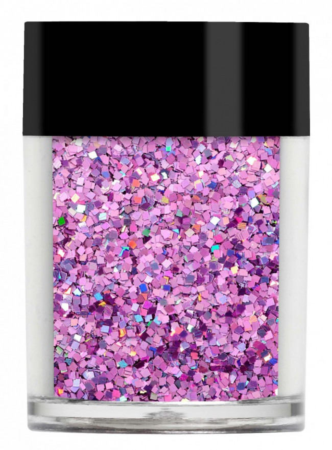 Lecenté Pink Holographic Squares Glitter Lecenté Pink Holographic Squares Glitter
