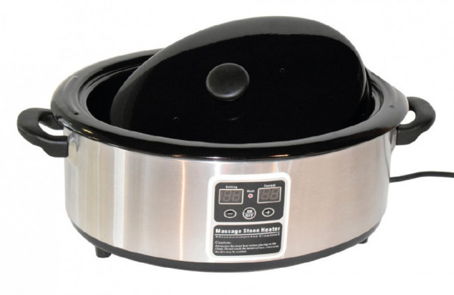 Hotstone verwarmer + set hotstone stenen 38 st. Hotstone verwarmer + set hotstone stenen 38 st.