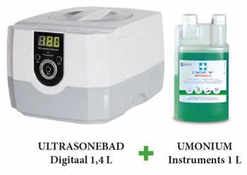 Promo: Bain à ultrasons 1400 ml + Umonium Instruments 1L