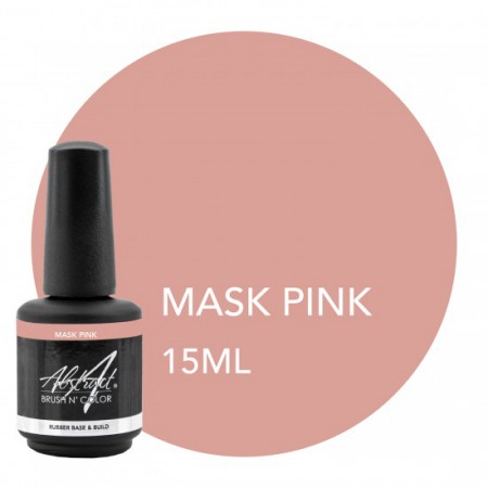 Mask Pink Rubber Base & Build Gel 15 ml | Abstract