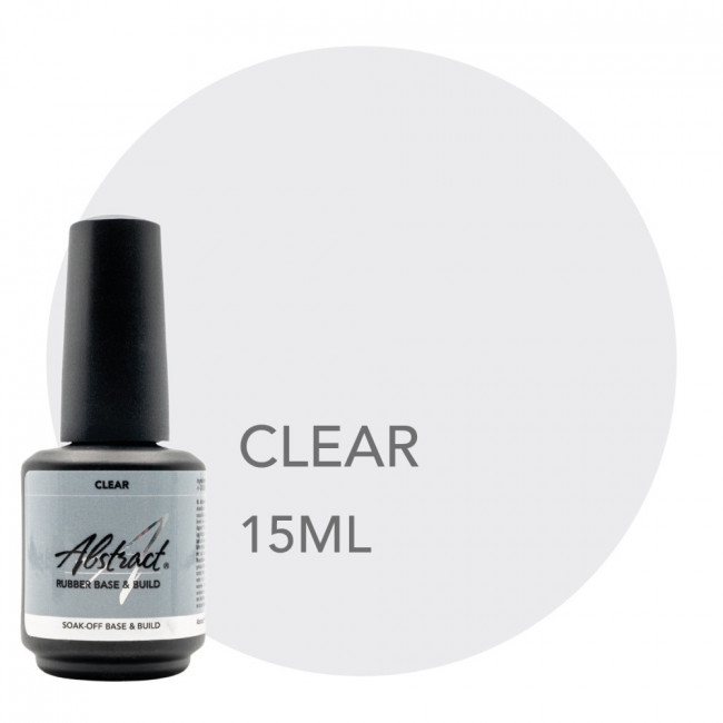 Clear Rubber Base & Build Gel 15 ml Abstract Clear Rubber Base & Build Gel 15 ml Abstract