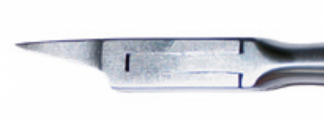 Kiehl platte tang 11cm extra spits (flame pointed)