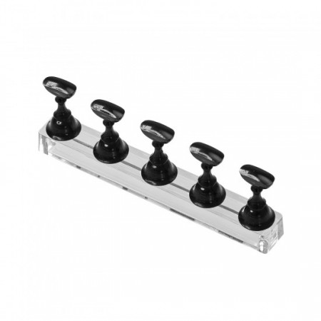 magnetic nail art stand black