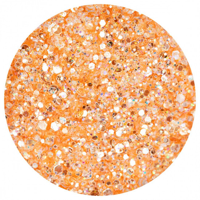 Pastel glitter ORANGE