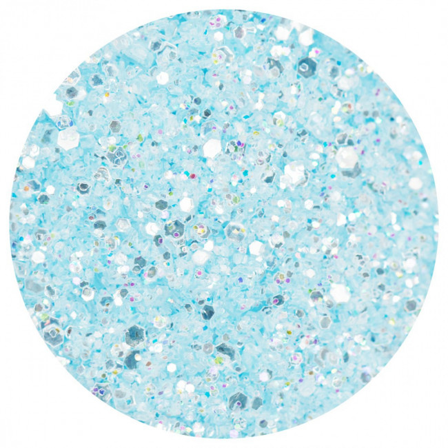 Pastel glitter BLUE