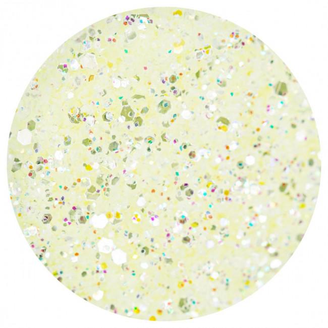 Pastel glitter LEMON