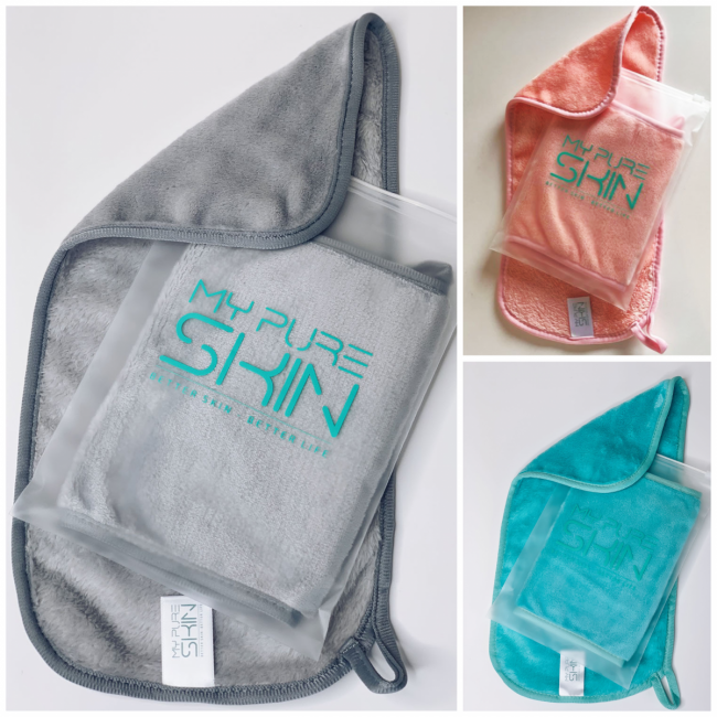 My Pure Skin Towel per 6 stuks mix grijs & turquoise & light pink My Pure Skin Towel per 6 stuks mix grijs & turquoise & light pink