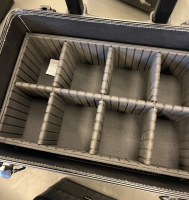 Beautykoffer zwart croco