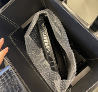 Beautykoffer zwart croco