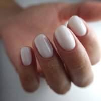 Soft White TINY Rubber Base & Build Gel Abstract