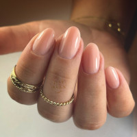 Nude Pink TINY Rubber Base & Build Gel Abstract