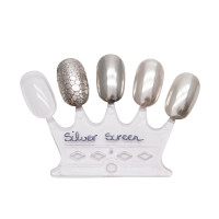 Chrome Pressed Pigment SILVER SCREEN