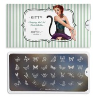 Kitty 01 | MoYou London plaque de tamponnage