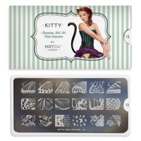 Kitty 12 | MoYou London plaque de tamponnage