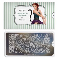Kitty 14 | MoYou London plaque de tamponnage