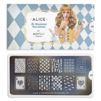 Alice 03 | MoYou London plaque de tamponnage