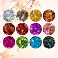 Abstract Glitter Leaves Collection