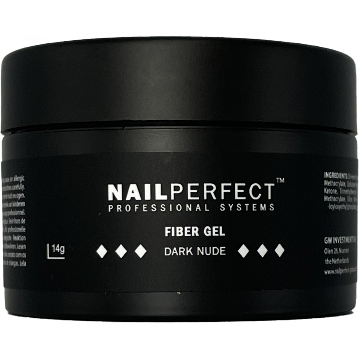 Nail Perfect Fiber Gel Dark Nude 14gr