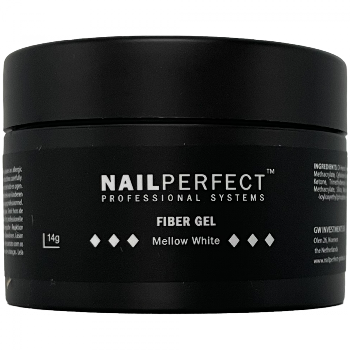Nail Perfect Fiber Gel Mellow White 14gr