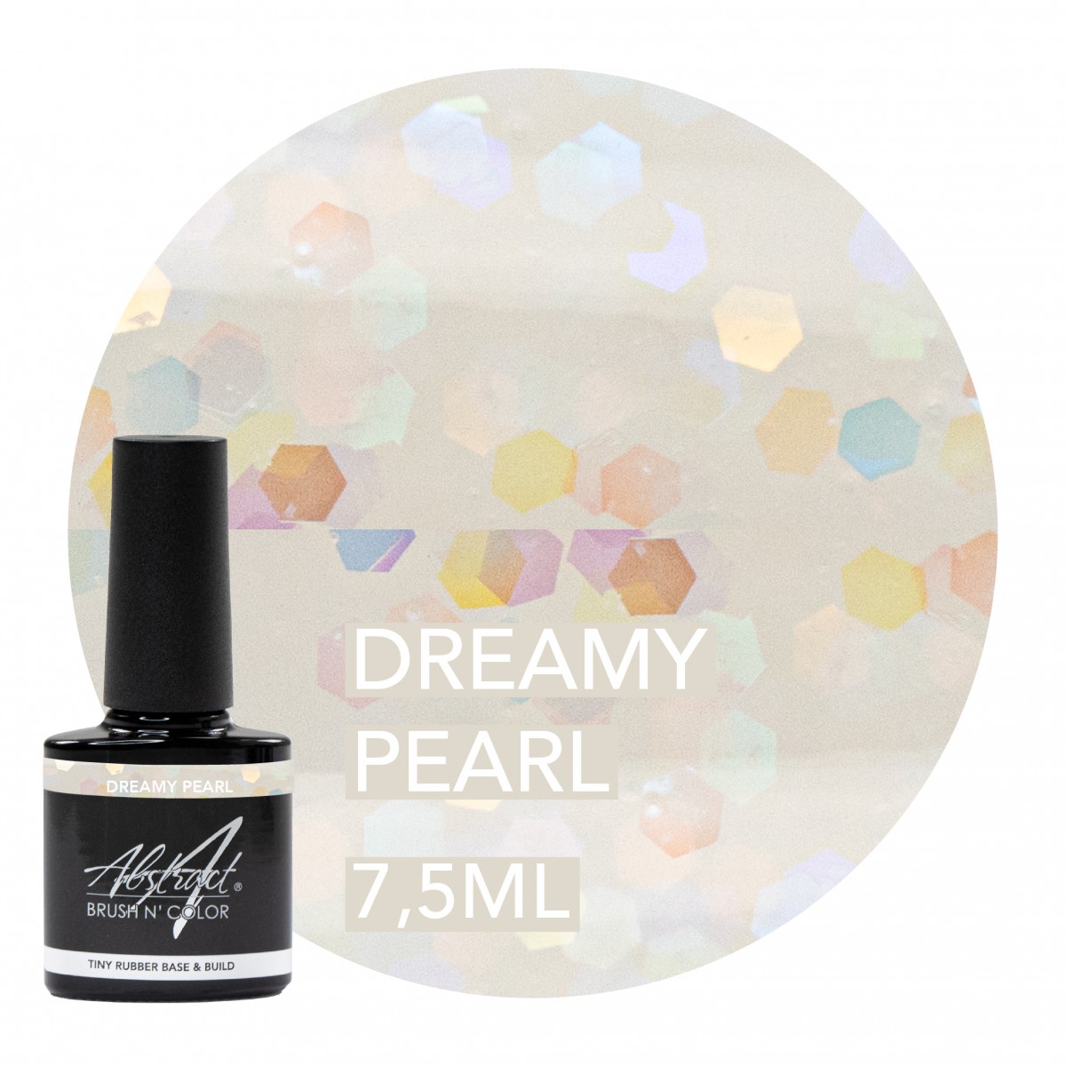 Dreamy Pearl Base & Build Gel Abstract